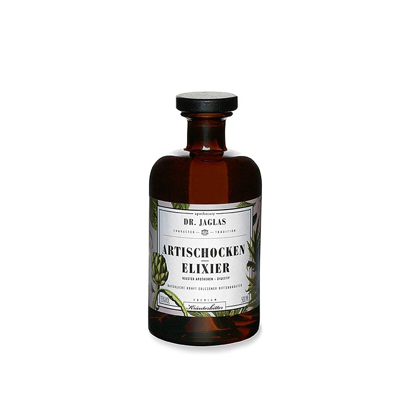 Dr. Jaglas - Artischocken Elixier, Kräuterbitter, 35% vol., 500 ml