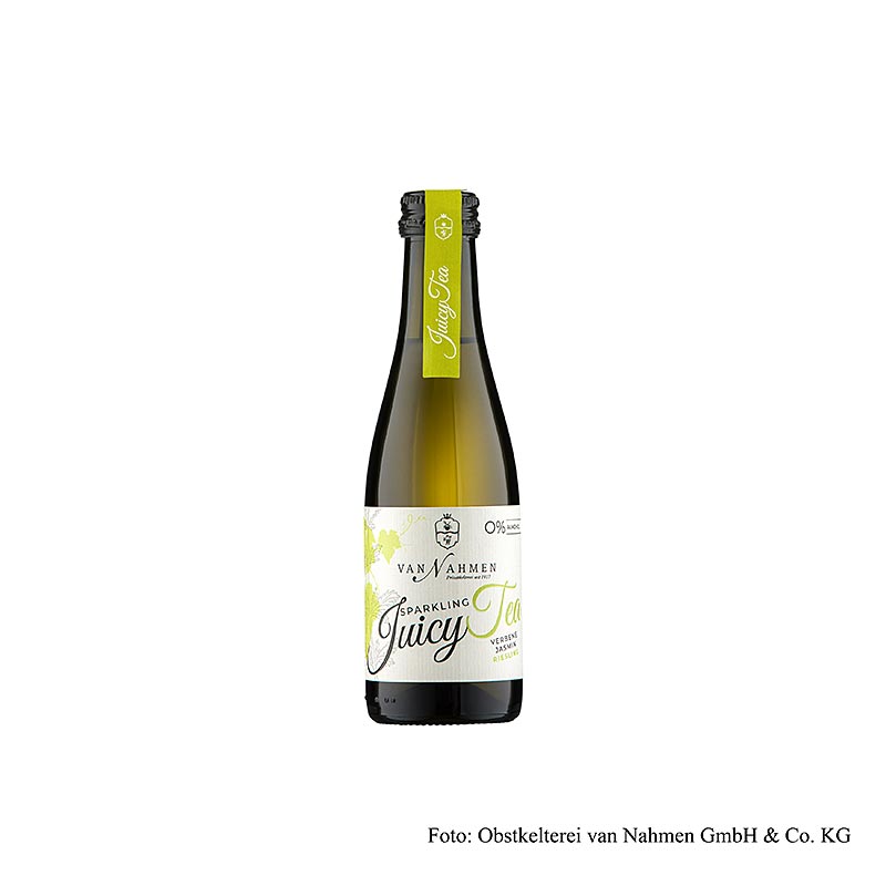 van Nahmen - Sparkling Juicy Tea - Verbene - Jasmin Tee - Riesling, BIO, 200 ml