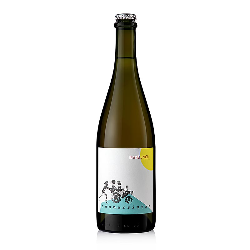 2022er "Pet Nat in a hell mood" Unfiltriert, Perlwein, 9,5 % vol., Renner, BIO, 750 ml