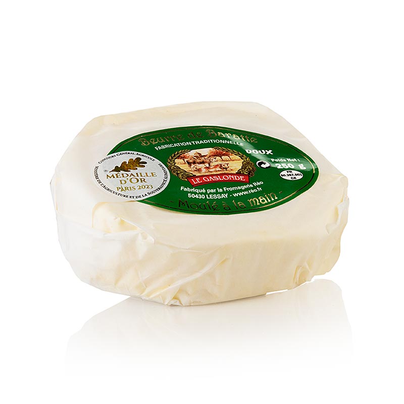 Isigny - Naturbutter "Beurre de Baratte Moule Main" Doux, Le Gaslonde