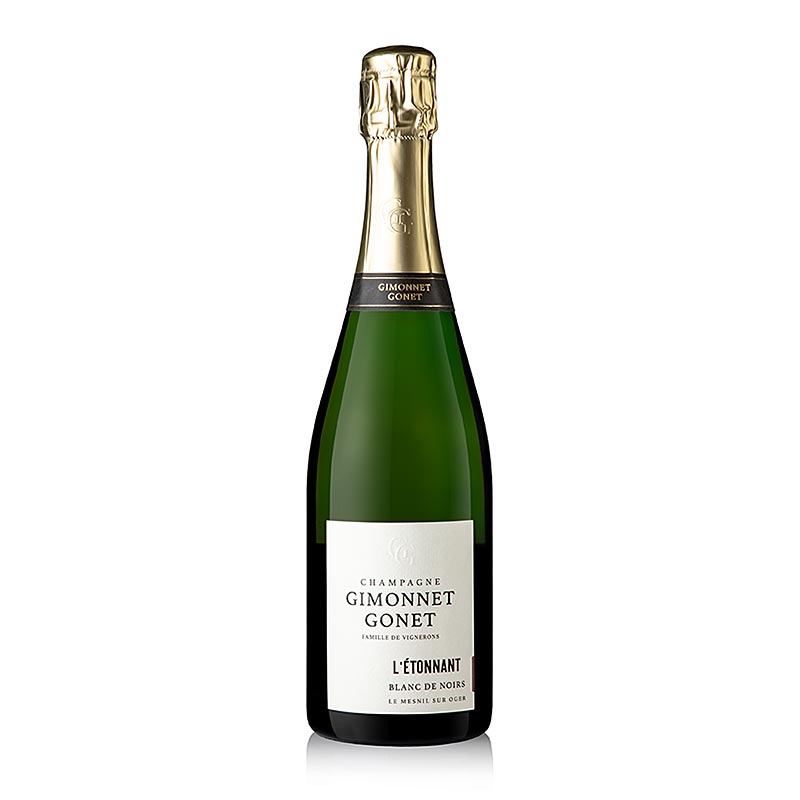 Champagner Gimonnet Gonet l´Etonnant Blanc de Noirs 1.Cru, brut, 12 % vol., 750 ml