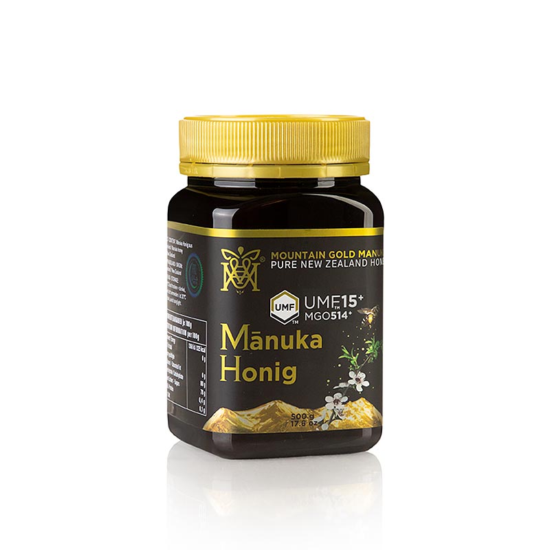 Manukahonig, UMF zertifiziert, 15+, MGM Neuseeland, 500 g