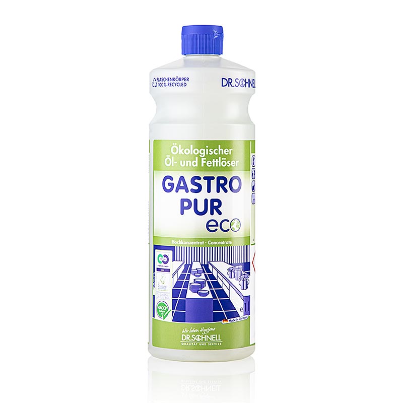 Dr. Schnell Öl- & Fettlöser + Bodenreiniger Gastro Pur Eco, Ökolog., Konzentrat, 1 L