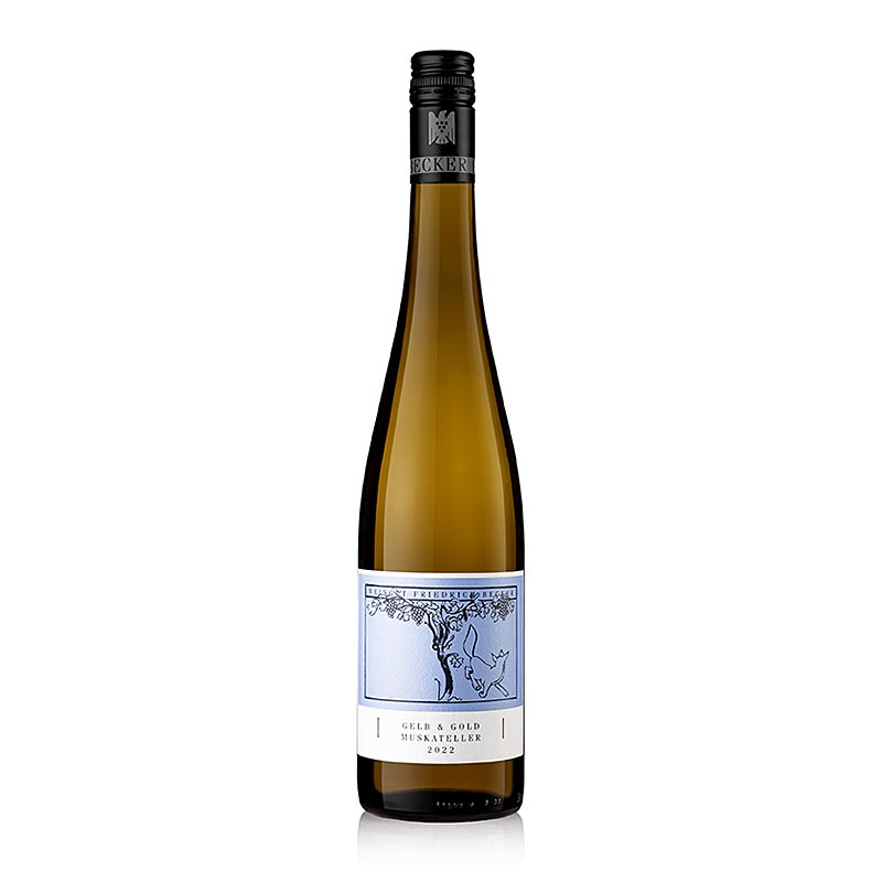 2022er "Gelb & Gold" Muskateller, trocken, 11% vol., F. Becker, 750 ml