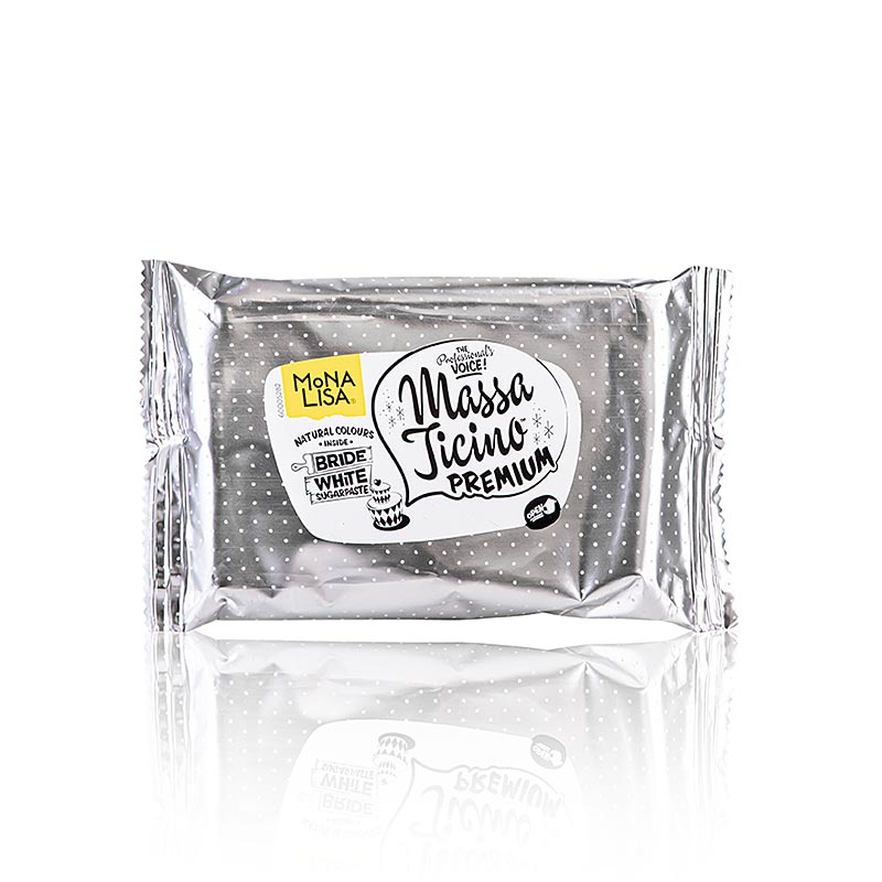 Massa Ticino Tortengarniermasse, Bride White (Weiß), tropica, 250 g