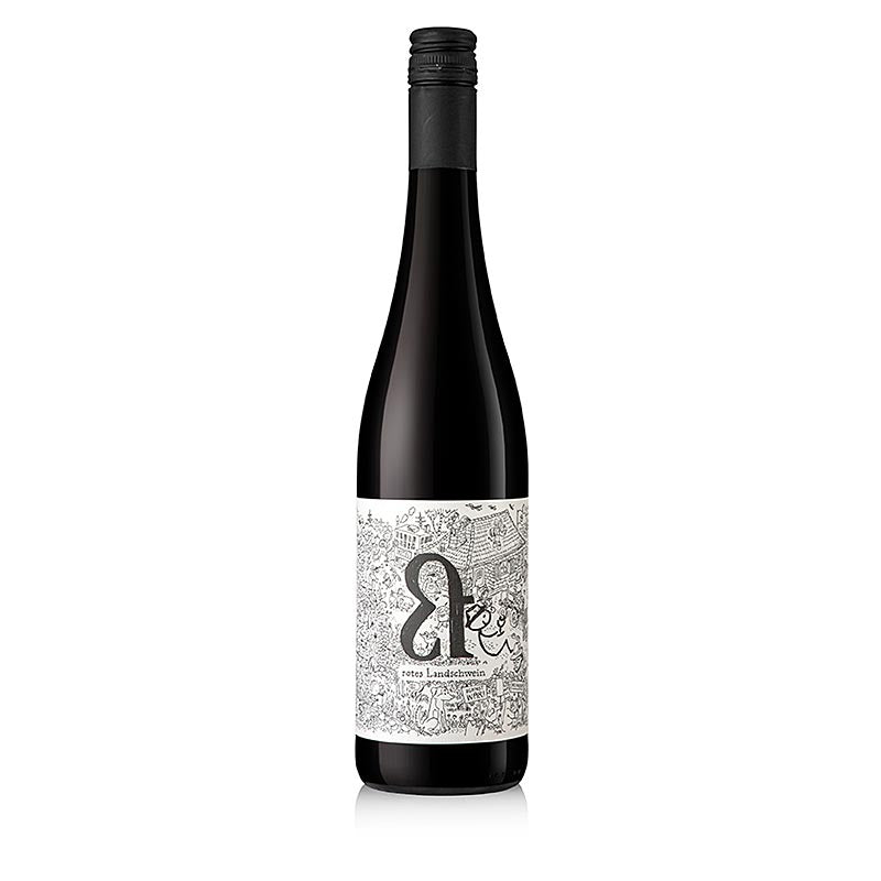 2022er "Rotes Landschwein", trocken, 9,5 % vol., Lukas Krauß, VEGAN, BIO, 750 ml