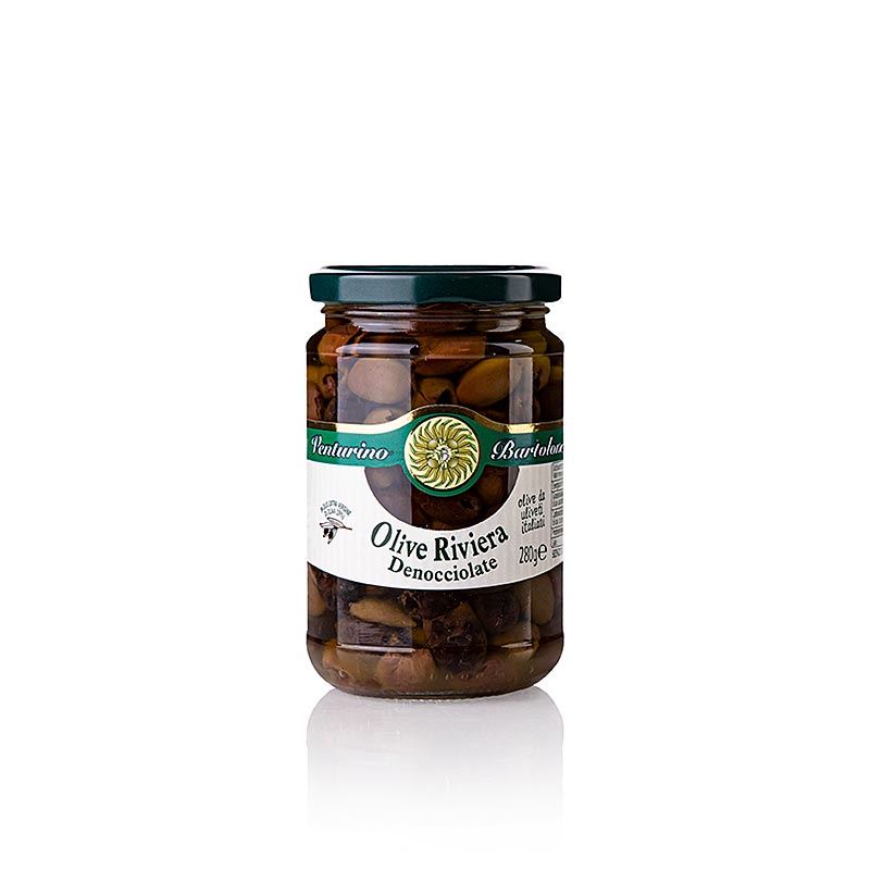 Venturino Denocciolate Riviera Oliven in Olivenöl, o. Kern, 280 g