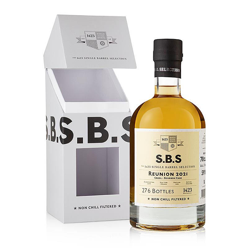 SBS 2021 Reunion Rum Creol Bourbon Fass, 59% vol., 700 ml