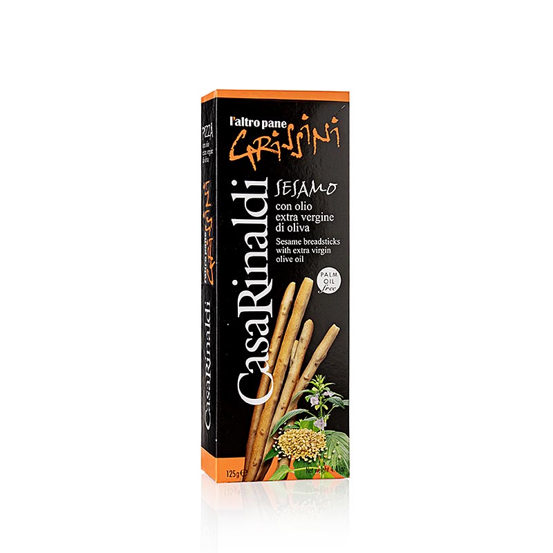 Grissini Knabbergebäck mit Sesam, 125g, Casa Rinaldi, 125 g