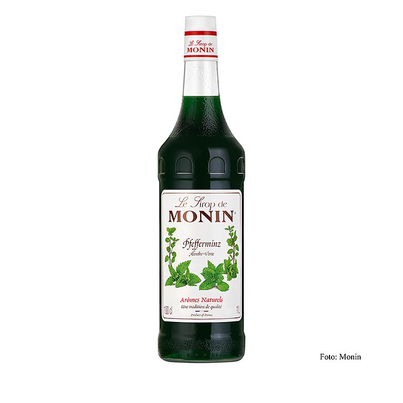 Monin Pfefferminz Sirup, grün 1:8, 1 l