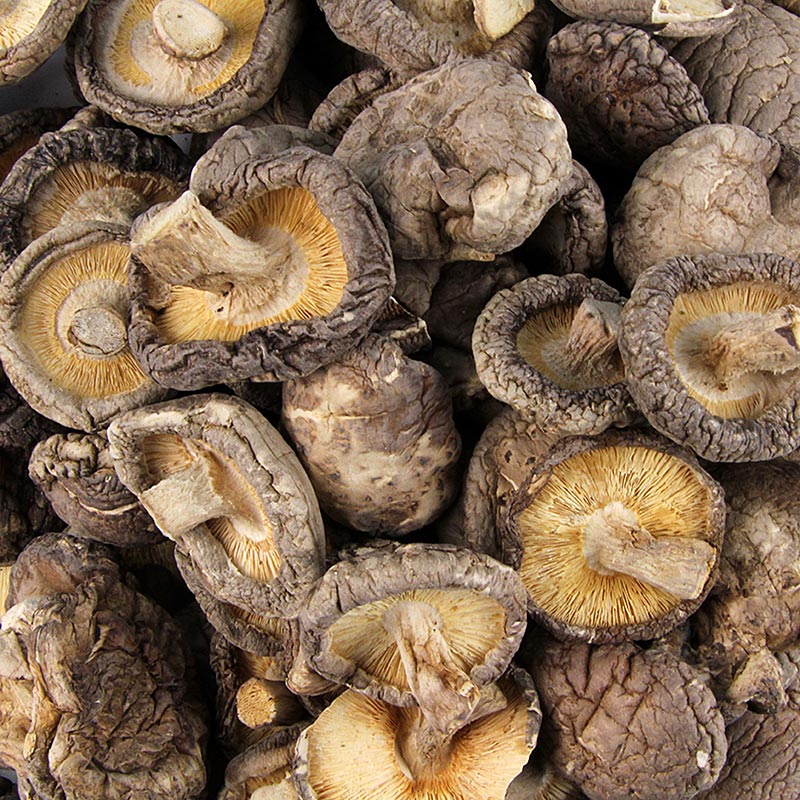 Getrocknete Shiitake Pilze (grosse Kalibrierung ø 6-4cm), 500 g