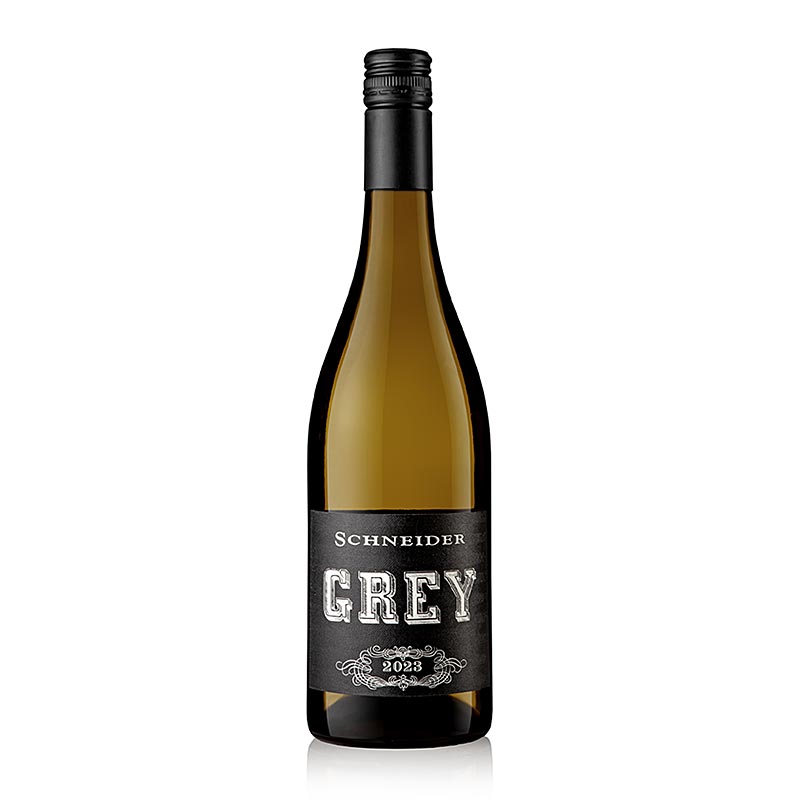 2023er "Grey" Weißweincuvée, trocken, 12,5% vol., Schneider, VEGAN, 750 ml