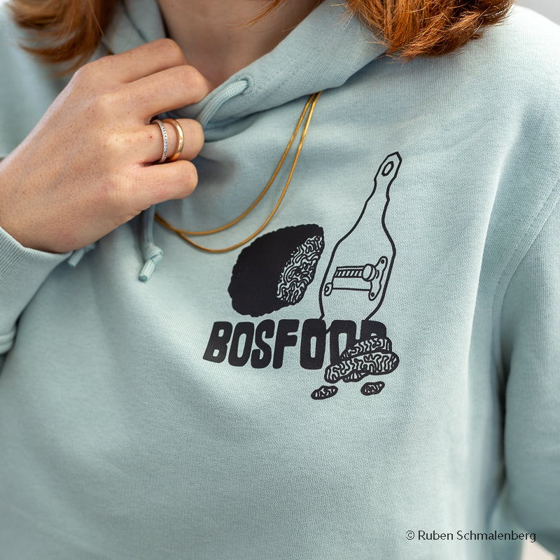 BOS FOOD Hoodie "Trüffel", Farbe Salbei, Größe L, 1 St