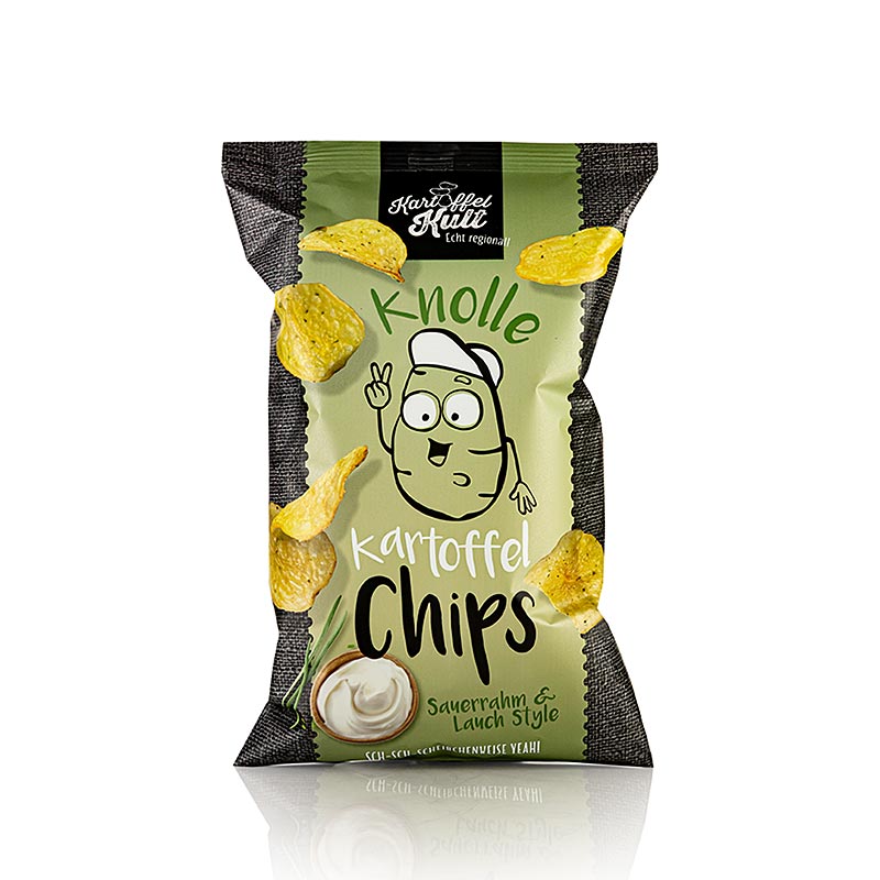 Kartoffelkult - Kartoffelchips mit Sauerrahm, 100 g