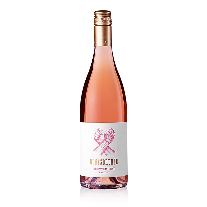 2023er "Blutsbruder" Rosewein, trocken, 12,5 % vol., Karl May, BIO, 750 ml