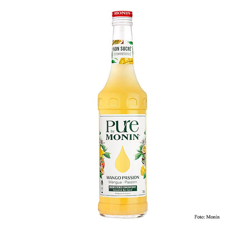 Monin PURE - Mango - Passion (Maracuja), ungesüsst, 1:25, 700 ml