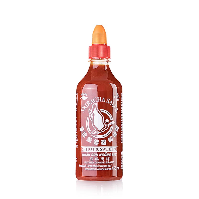 Sriracha Chili-Sauce, süss-scharf, Flying Goose, 455 ml