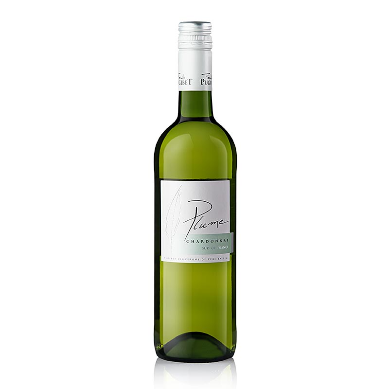 2023er "Plume" Chardonnay, trocken, 9% vol., La Colombette, 750 ml