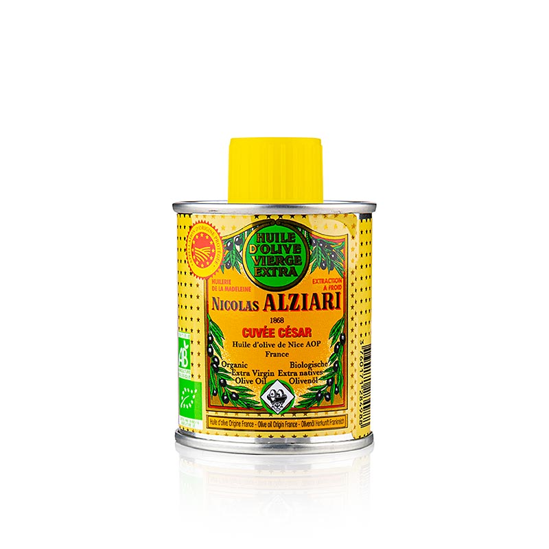 Natives Olivenöl Extra Alziari "Cuvee Cesar", Cailletier, Grand Cru, BIO, 100 ml