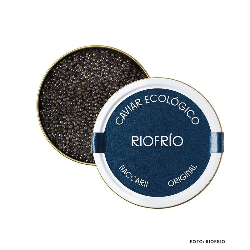 Riofrío Kaviar Classic, Naccarii, STÖRKAVIAR, ohne Konservierungsstoffe, Spanien, BIO, 100 g