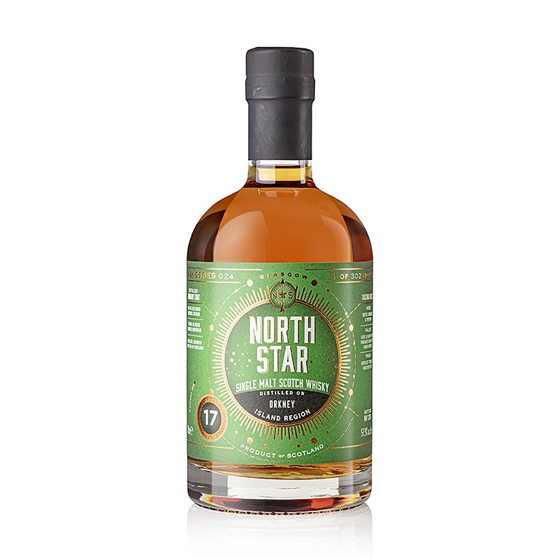 Single Malt Whisky North Star Spirit Orkney Oloroso 2007-2024, 57,9% vol., 700 ml