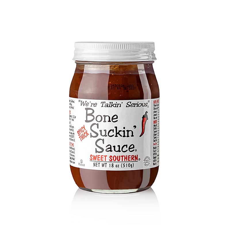 Bone Suckin BBQ Sauce Sweet Southern Spicy THICKER Style, Ford´s Food, 420 ml