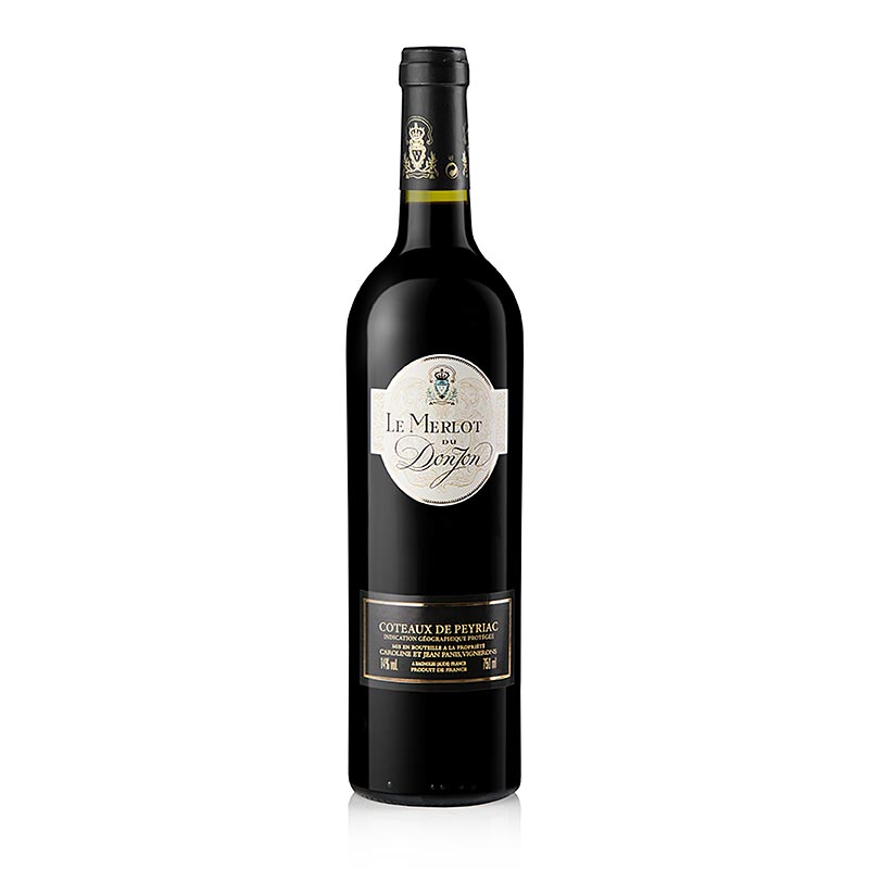 2022er "Le Merlot", Merlot, Barrique, trocken, 14,5 % vol., Chateau du Donjon, 750 ml