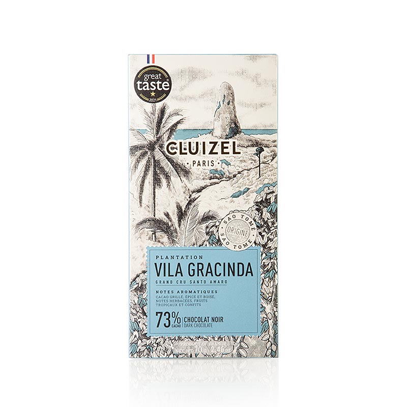Plantagenschokoladentafel Vila Gracinda 73% Bitter, Michel Cluizel, BIO, 70 g