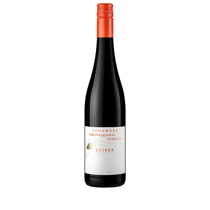 2023er Spätburgunder Handwerk, trocken, 12 % vol., Leiner, BIO, 750 ml