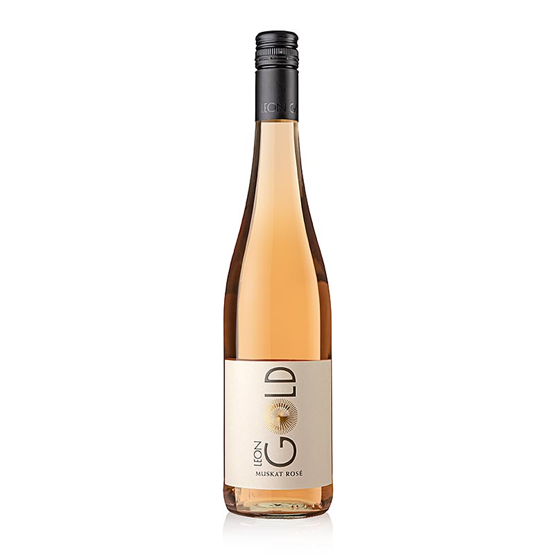 2024er Muskat-Trollinger Roséwein QW, feinherb , 11,5 % vol,. Leon Gold, BIO, 750 ml