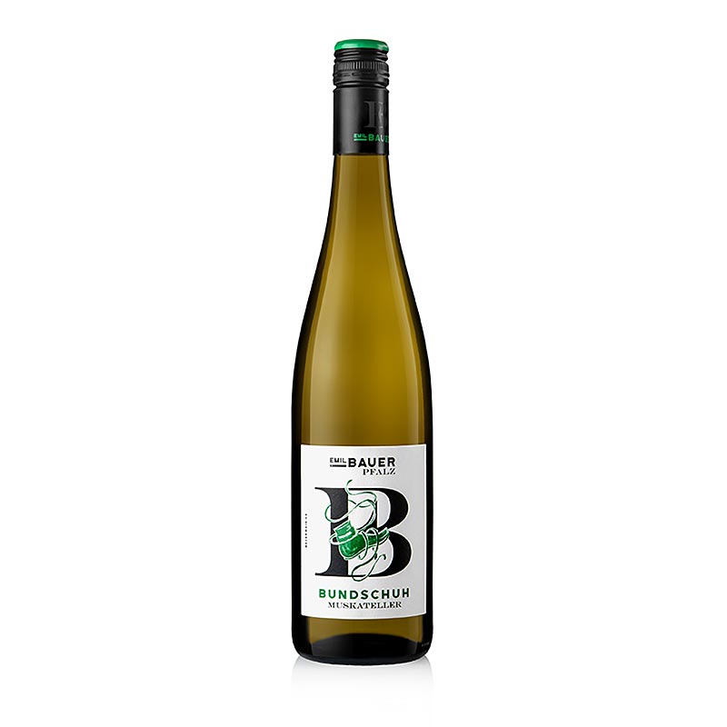 2024er "Bundschuh" Muskateller QW, feinherb, 11% vol., Emil Bauer & Söhne, 750 ml