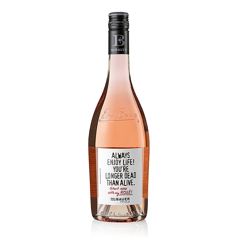2024er "Always Enjoy" Rosewein QW, trocken 12 % vol., Emil Bauer & Söhne, 750 ml