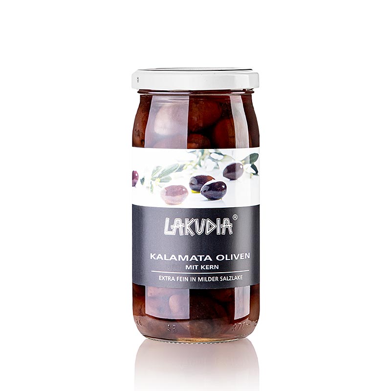 Kalamata Oliven, mit Kern, Lakudia, 355 g