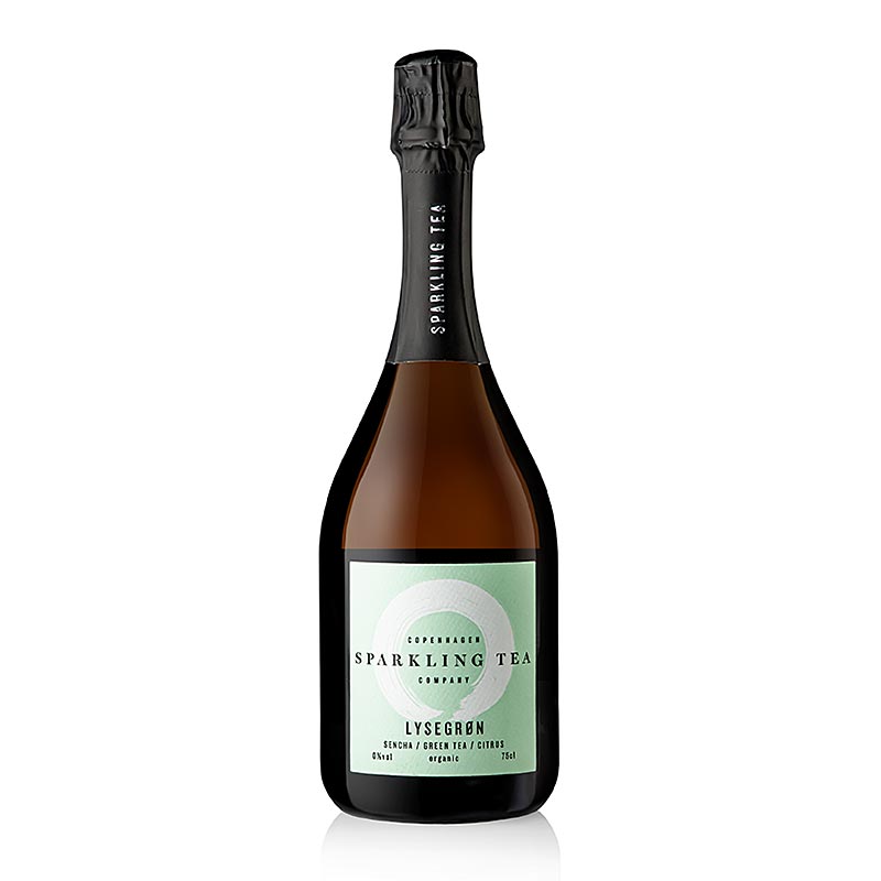 Copenhagen Sparkling Tea LYSEGRON Sencha, grüner Tee & Citrus, BIO, 750 ml