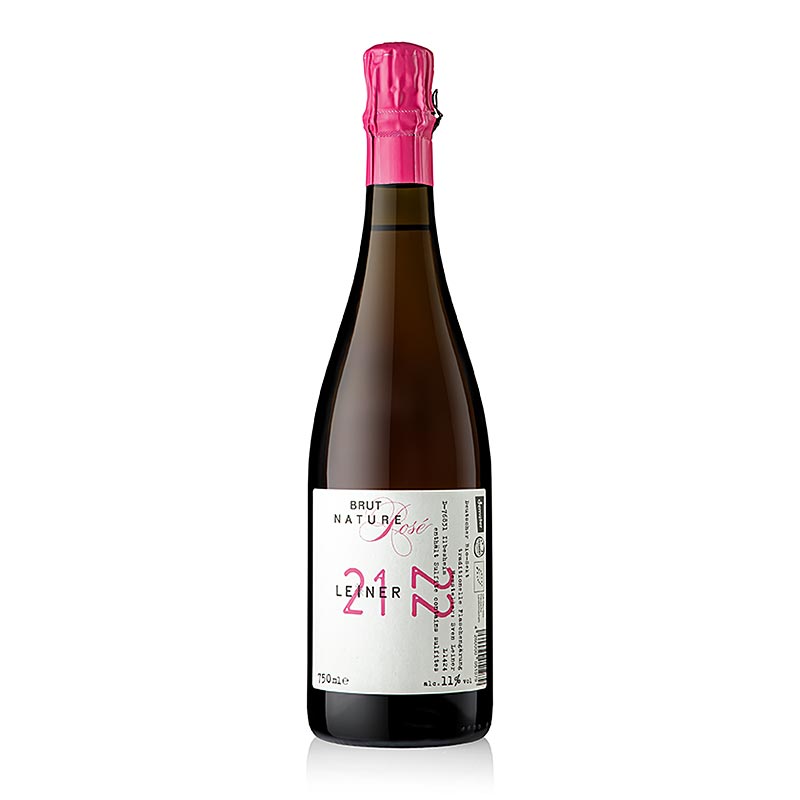 21 22 Rose Brut Nature Sekt, % vol., Leiner, BIO, 750 ml