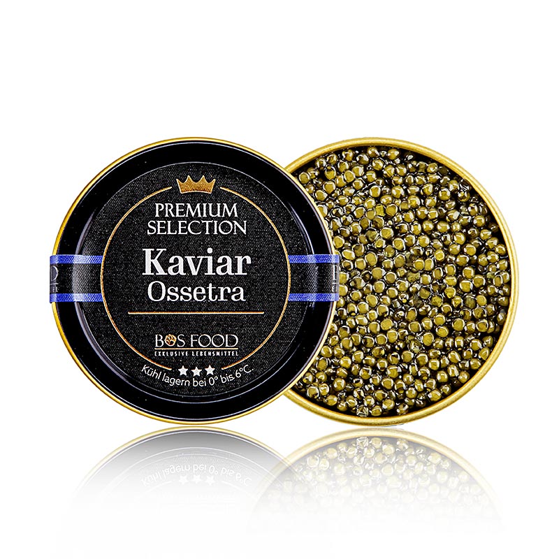 Ossetra (gueldenstaedtii), Aquakultur, ohne Konservierungsmittel, China, 50 g