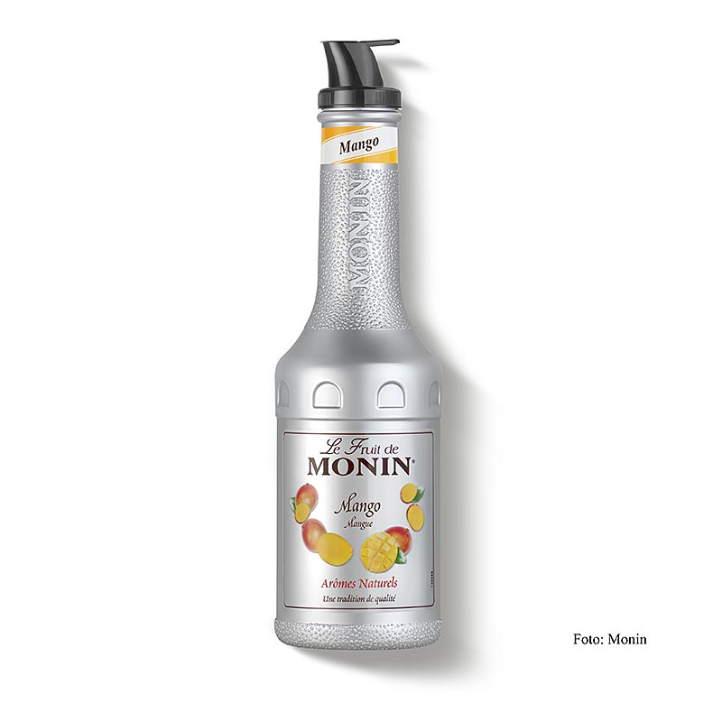 Monin - Fruchtpüreemix - Mango, gezuckert, mit Ausgießer, 1 l