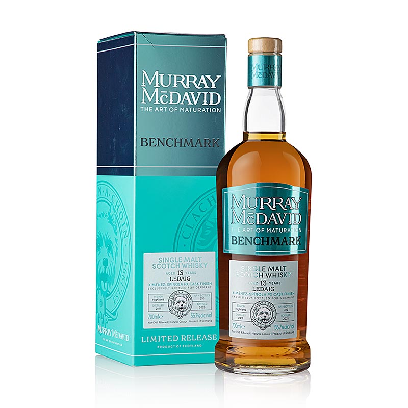 Single Malt Whisky Ledaig 2011/2025 Murray Mc David P.X. Mull, 55,7% vol., 700 ml