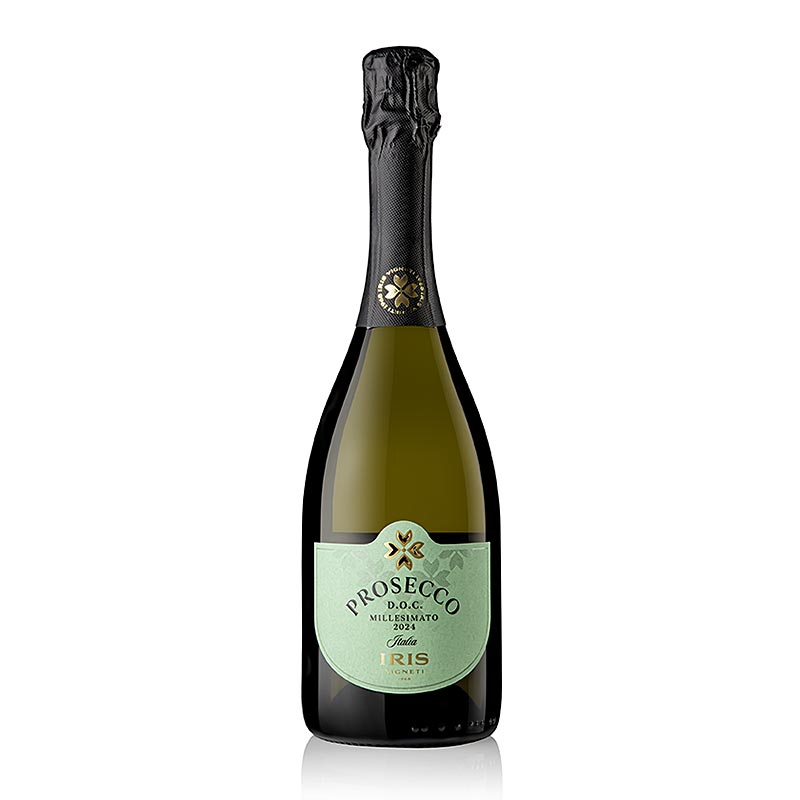 2024er Prosecco Millesimato Spumante DOC, brut, 11 % vol., Iris Vigneti, 750 ml