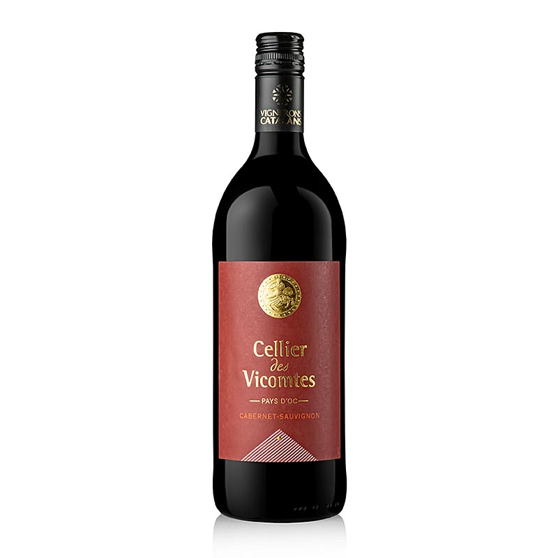2024er Carbernet Sauvignon IGP, trocken, 13,5 % vol., Cellier Vicomtes, 1 l