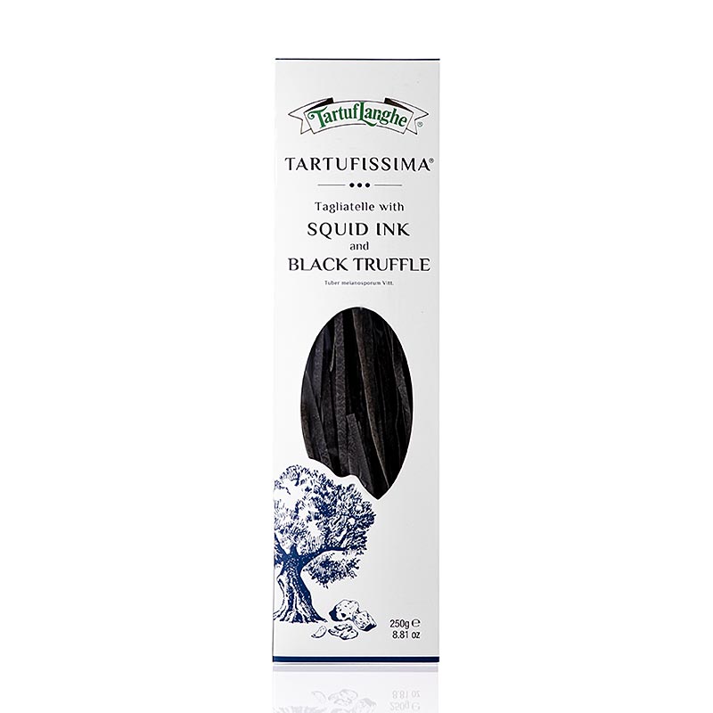 Tartuflanghe TARTUFISSIMA® Tagliatelle Nudeln Tintenfischtinte & Trüffel 250 g