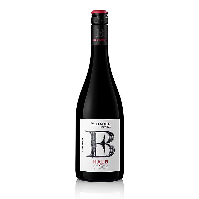 2023er "Bundschuh Halbstück" Rotwein QW, trocken, 13 % vol., Emil Bauer & Söhne, 750 ml