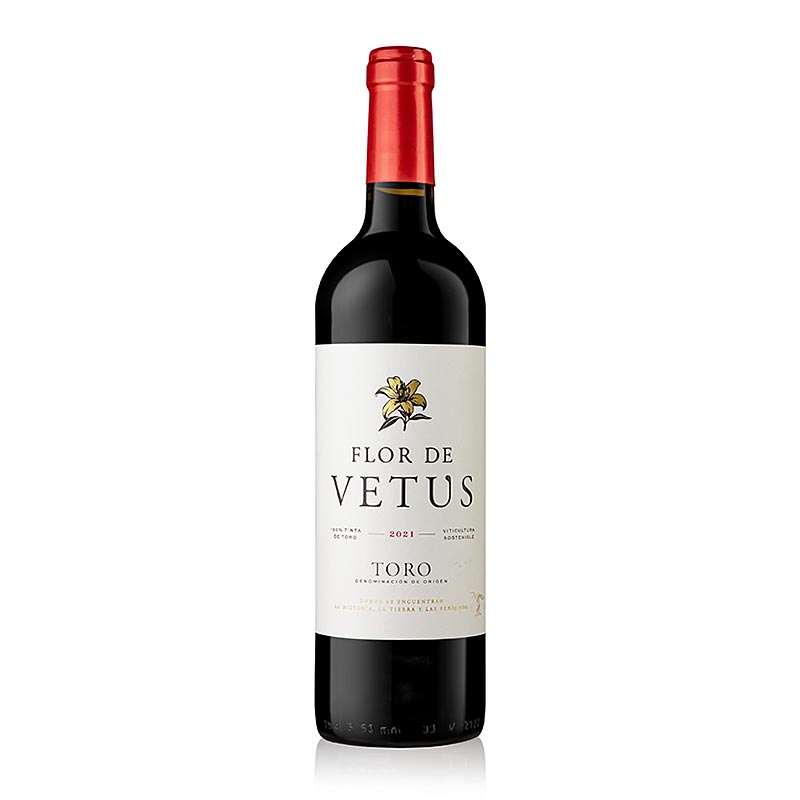 2021er "Flor de Vetus" Tempranillo DO, trocken, 14,4 % vol., Vetus, 750 ml