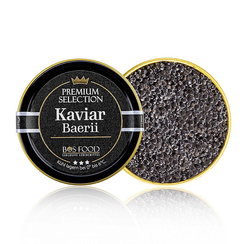 Baerii Kaviar (baerii), Aquakultur, ohne Konservierungsmittel, China, 50 g