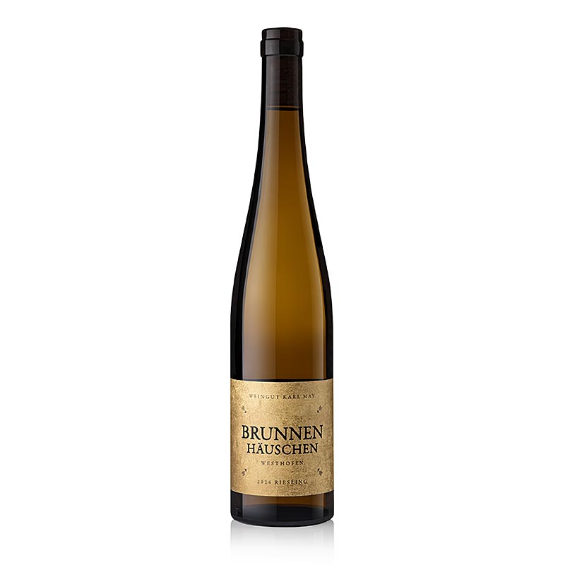 2024er Brunnenhäuschen Riesling QW, trocken, 13 % vol., Karl May, BIO, 750 ml