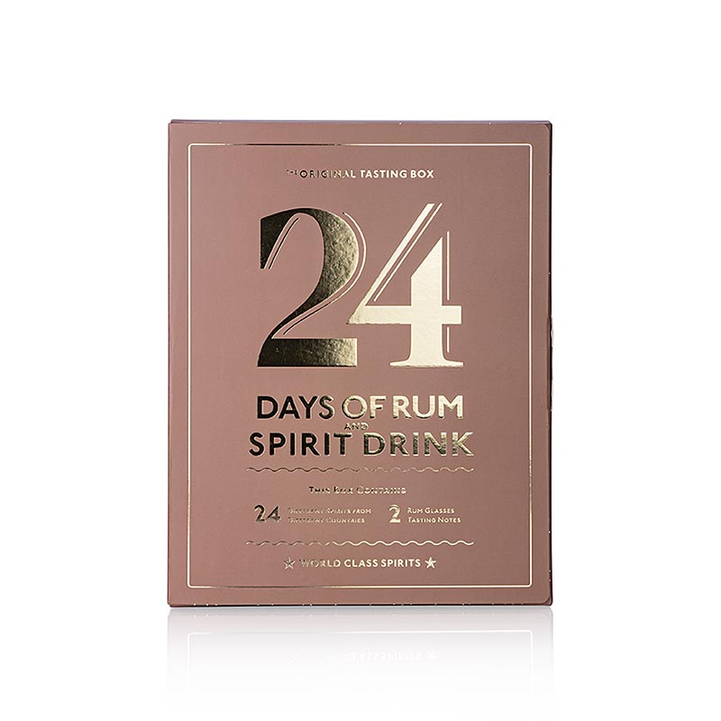 Adventskalender 24 Days of Rum Edition Hellbraun (Mokka), 480 ml