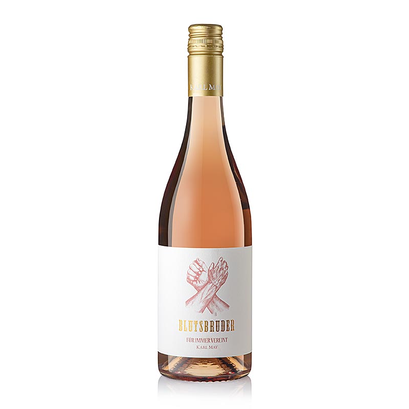 2024er "Blutsbruder"ROSÉwein QW, trocken, 11,5 % vol., Karl May, BIO, 750 ml