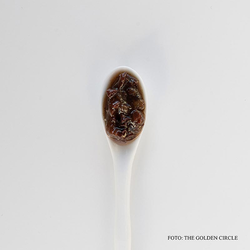 THE GOLDEN CIRCLE - Pflaume-Olive-Chutney, by Sascha Stemberg, 75 g