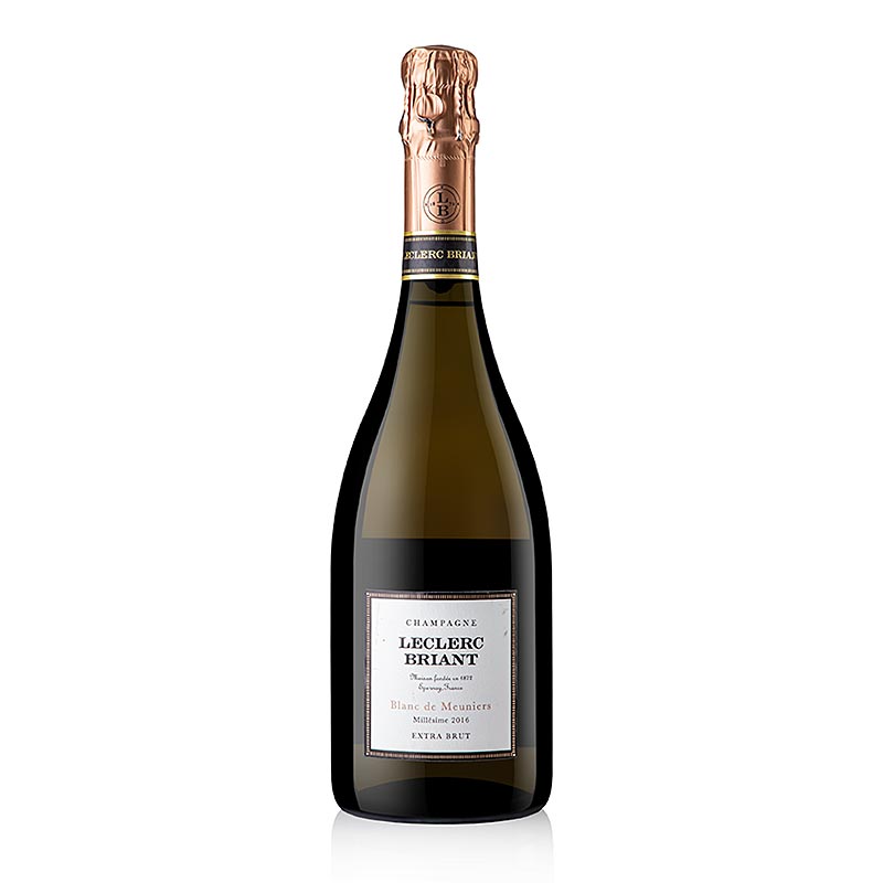 Champagner Leclerc Briant 2016e Blanc de Meuniers 1. Cru Extra, brut, 12 % vol., BIO, 750 ml