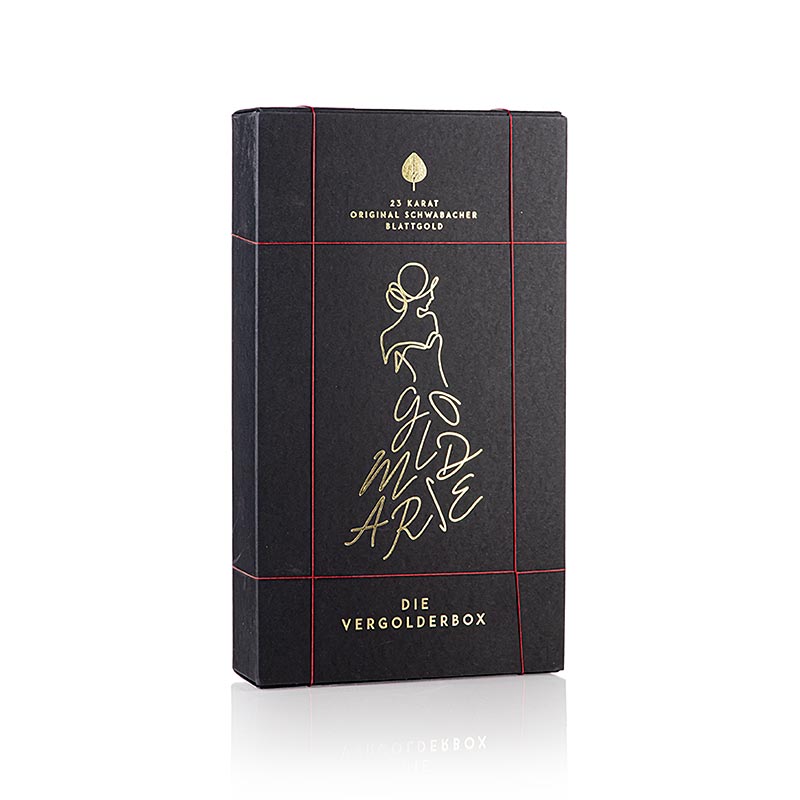 Starter Set Gourmet Gold ( 5 Blattgold+1 Goldpuder+1 Spezialpinsel) 23 Karat, 4 tlg.